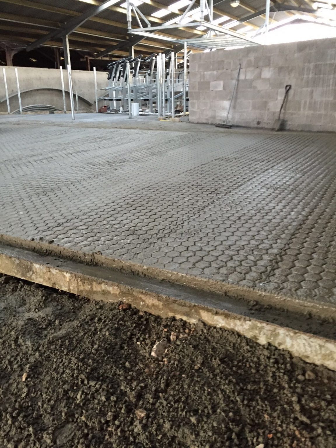 Groundwork and Concrete New Cattle Building Ormskirk PJC Groundwork